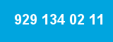 929 134 02 11 929 134 02 11